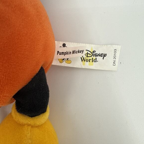 Disney Mickey Mouse Halloween Pumpkin Plush Mickeys Not So Scary Halloween Party - Picture 5 of 6